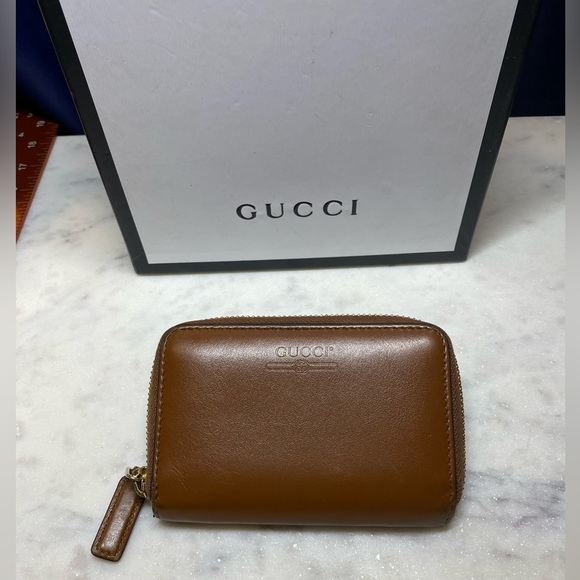 Gucci Leather Wallet Mens - Picture 1 of 6